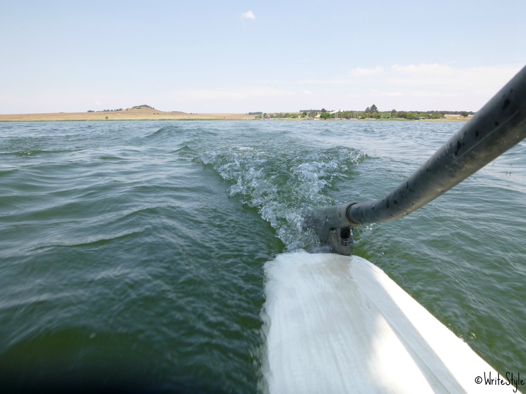 Hobie Cat sailing on Bronkhorstpruit Dam