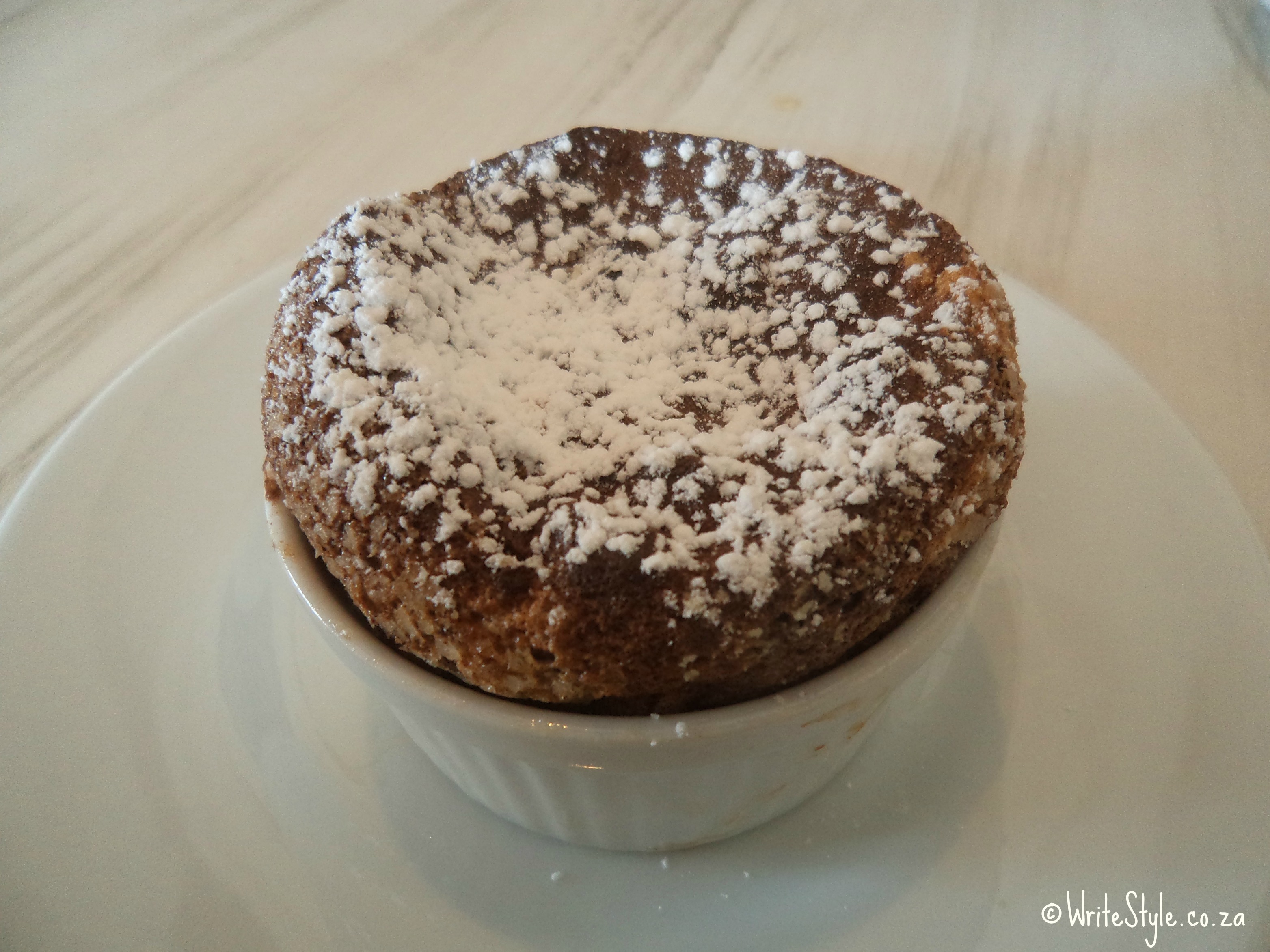 Double Chocolate Callebaut (Chocolate soufflé with Chocolate nuggets)